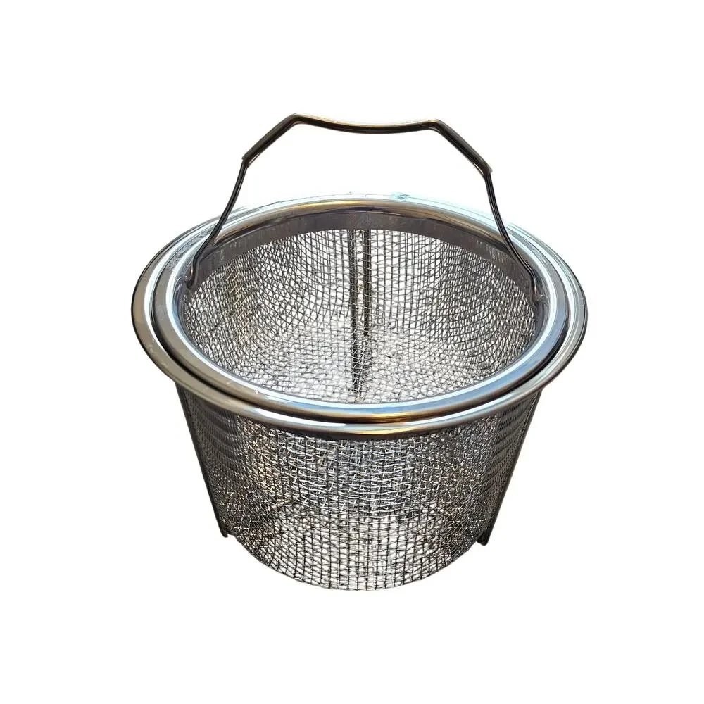 Pampered Chef Set of 2 Nesting Steamer Baskets Quick Cooker